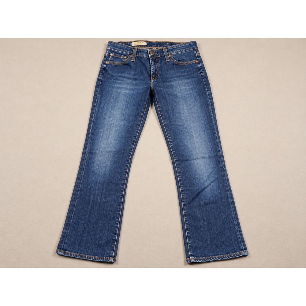 AG Adriano Goldschmied The Angelina Jeans Women 25 Blue Bootcut Low Rise Denim
